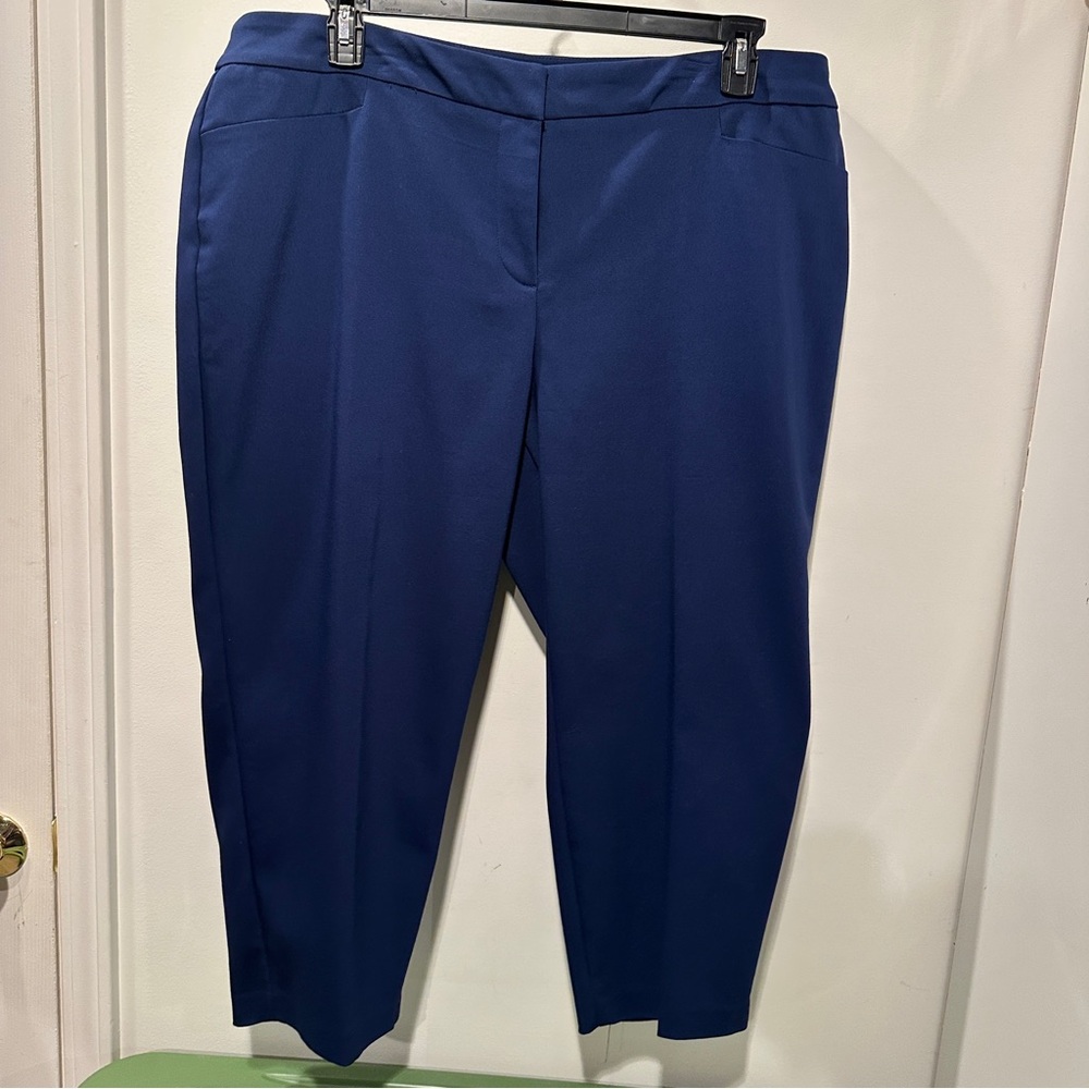 Investments Navy Capri Pants - Size 18W
